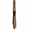 Ekena Millwork Alberta Rough Sawn Timber Gable Bracket, Western Red Cedar, 96"W x 24"H x 2"D x 6"F, 6/12 Pitch GBW096X24X0206ALB00RWR - alternate 4